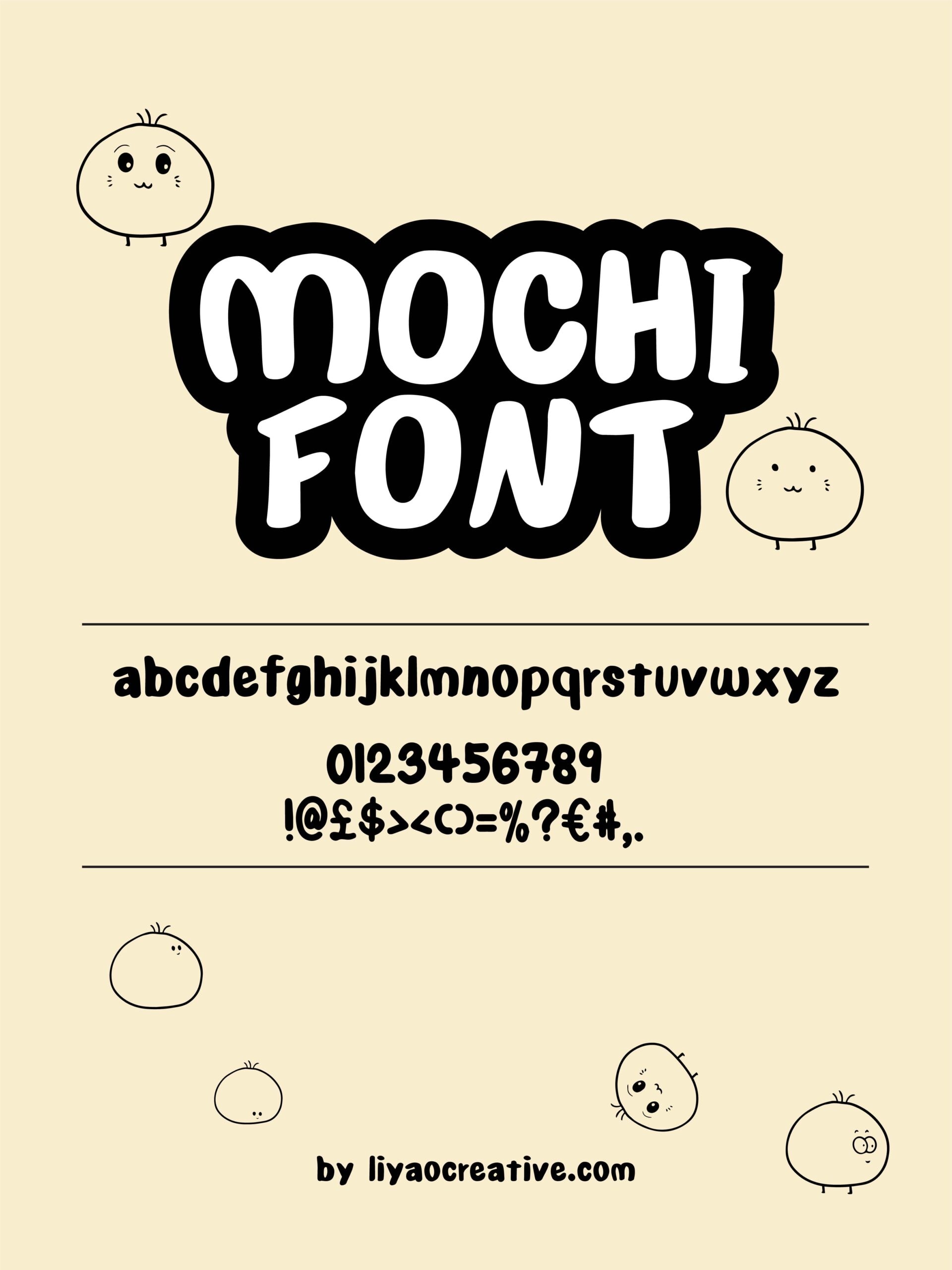 Mochi Font Design