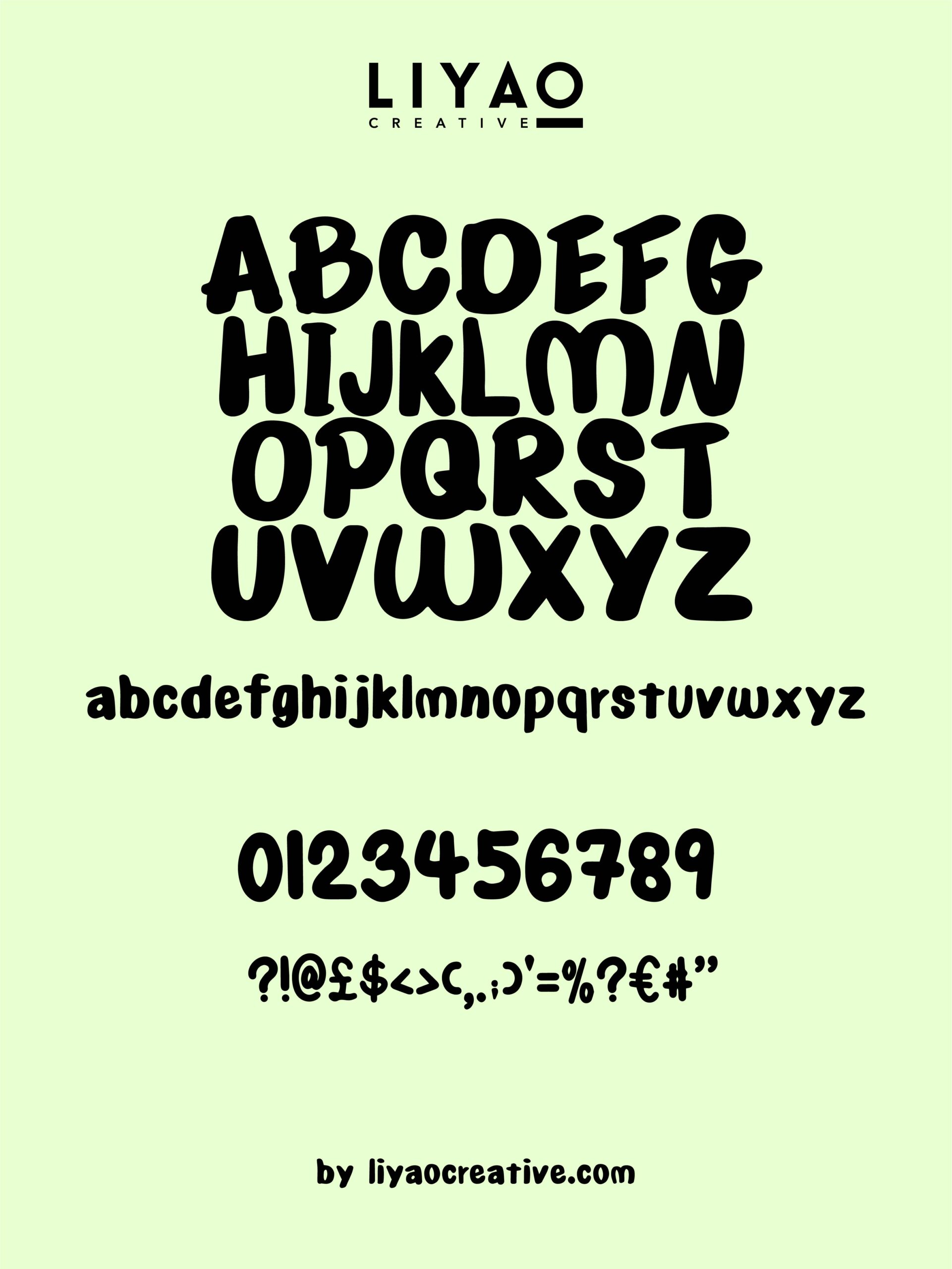 Mochi Font Design
