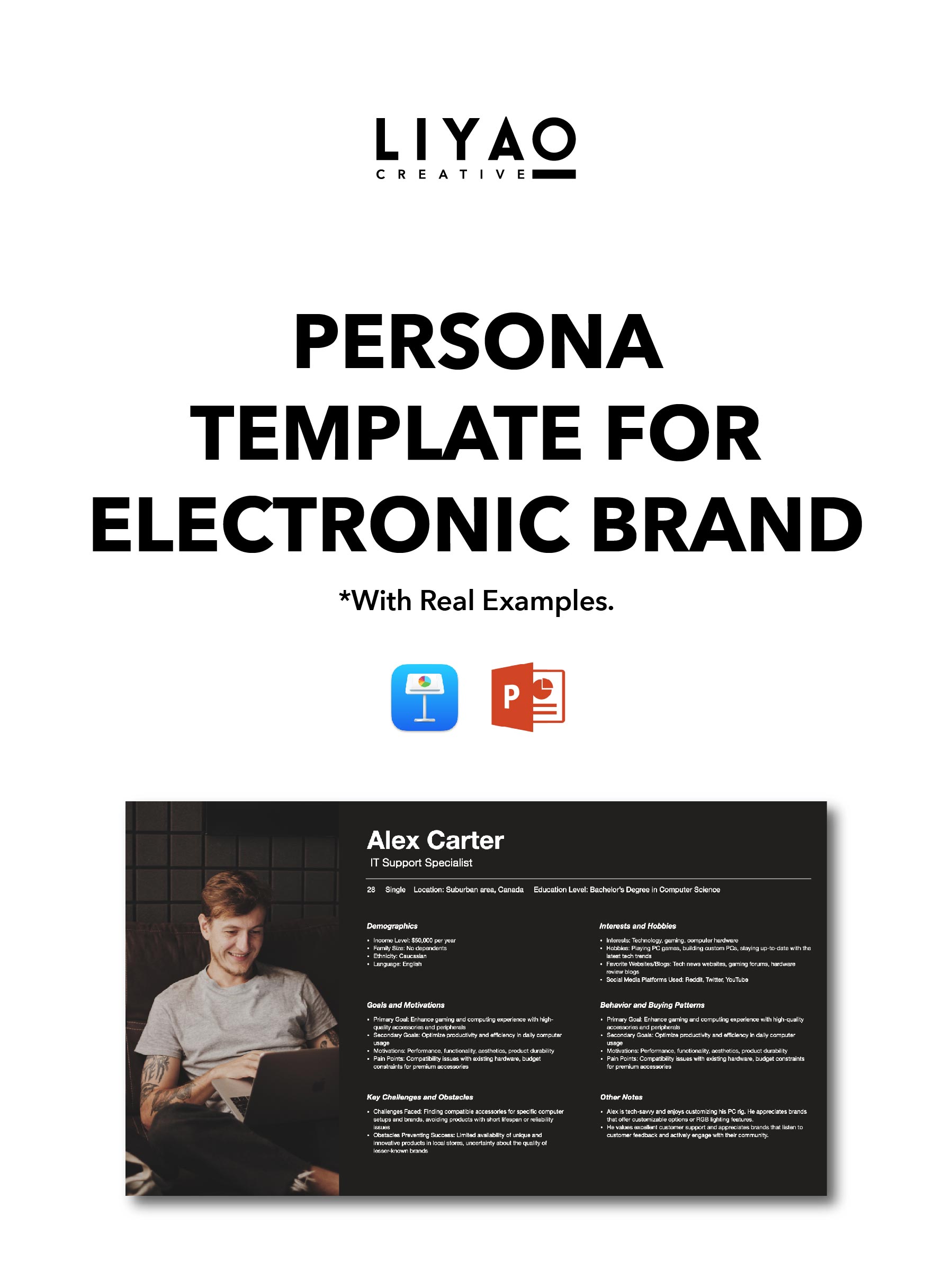Persona Templates With Real Examples
