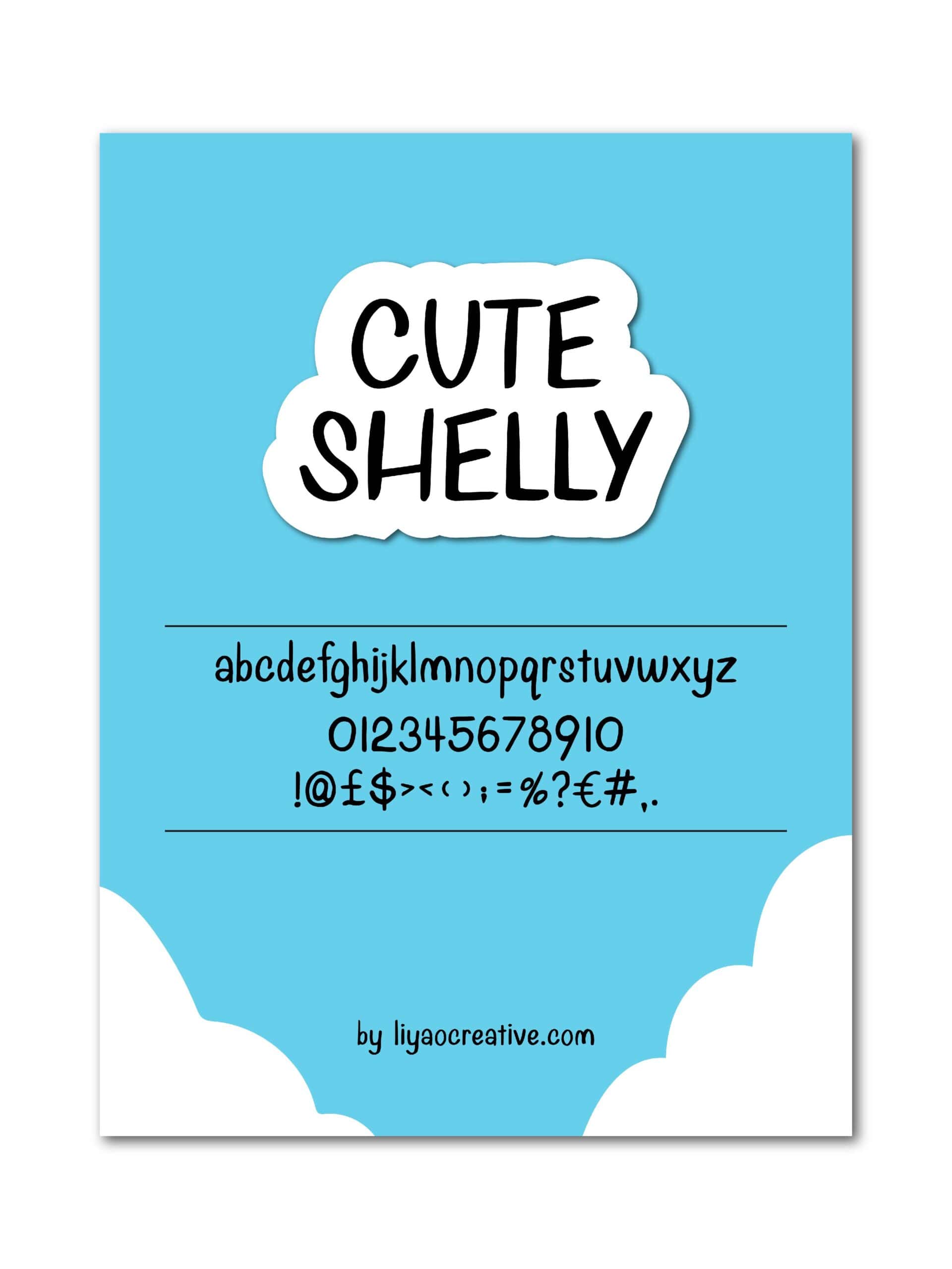 Cute Shelly Font