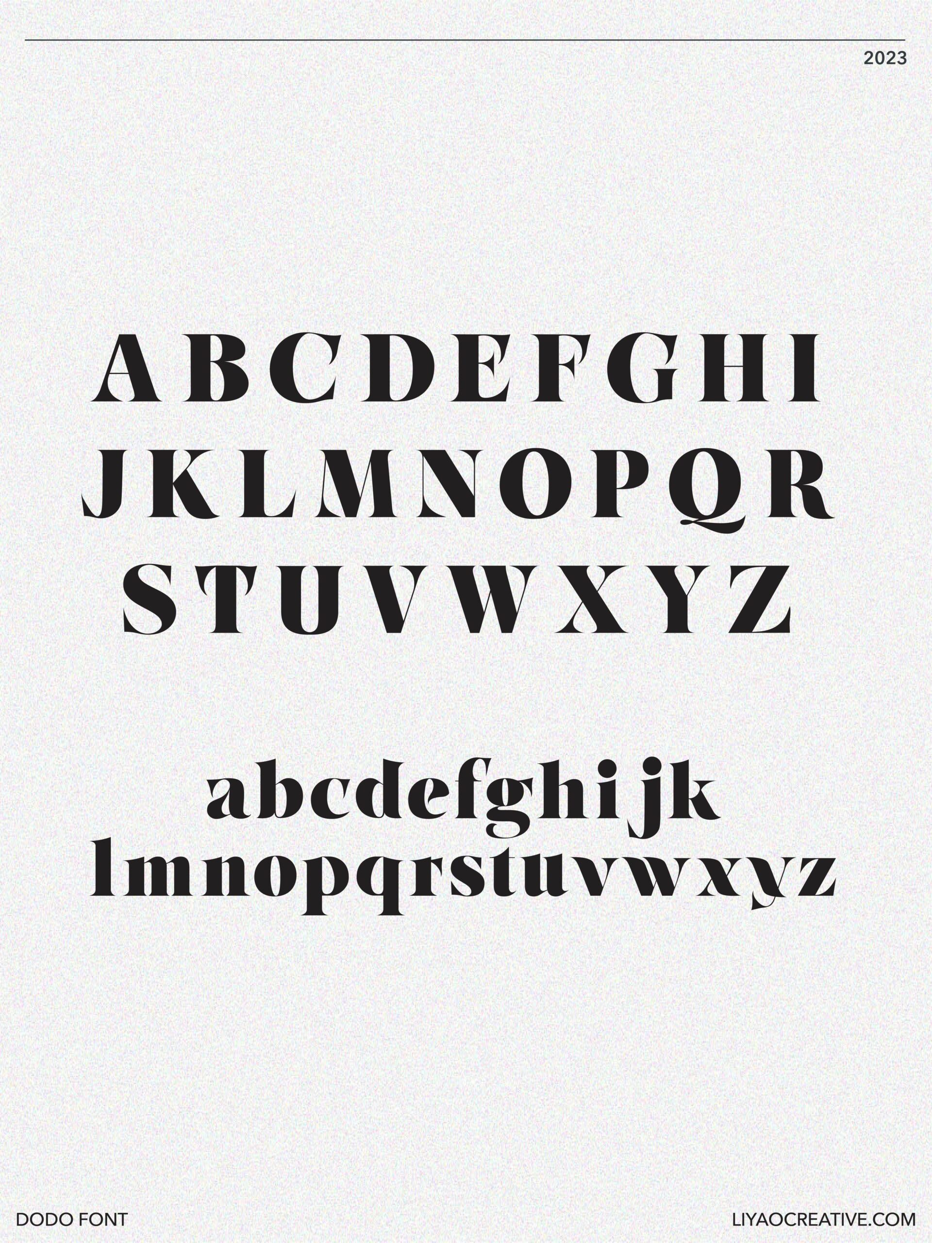 Serif Font Design